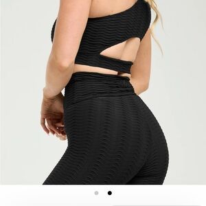 Booty by Brabants Black Original Textured High-Waist Leggings